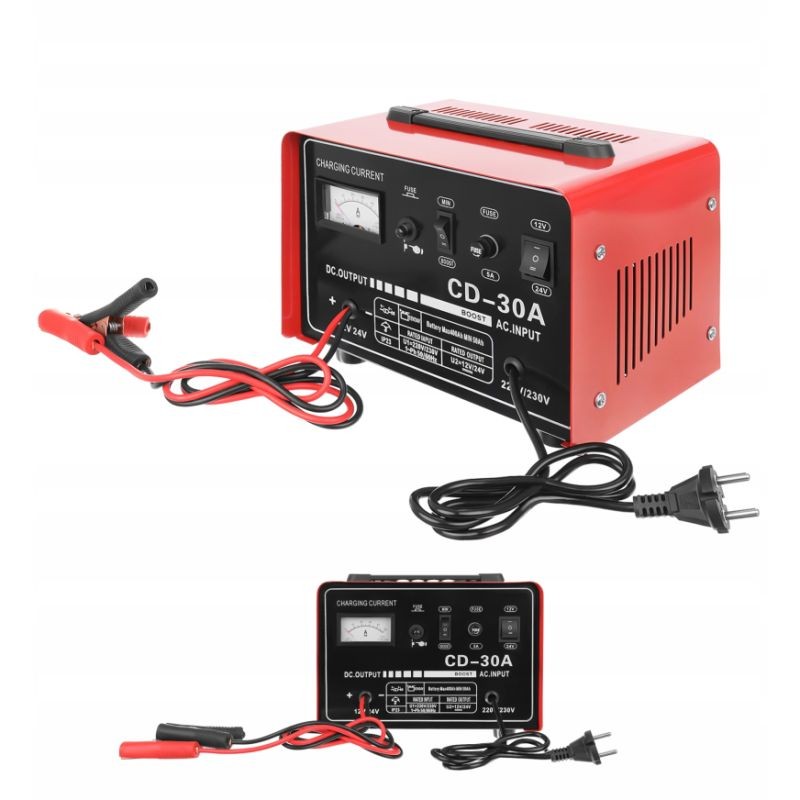 Redresor baterie auto 12V/24V max 30A, functie incarcare rapida, indicator nivel incarcare, RESIGILAT - imagine 10